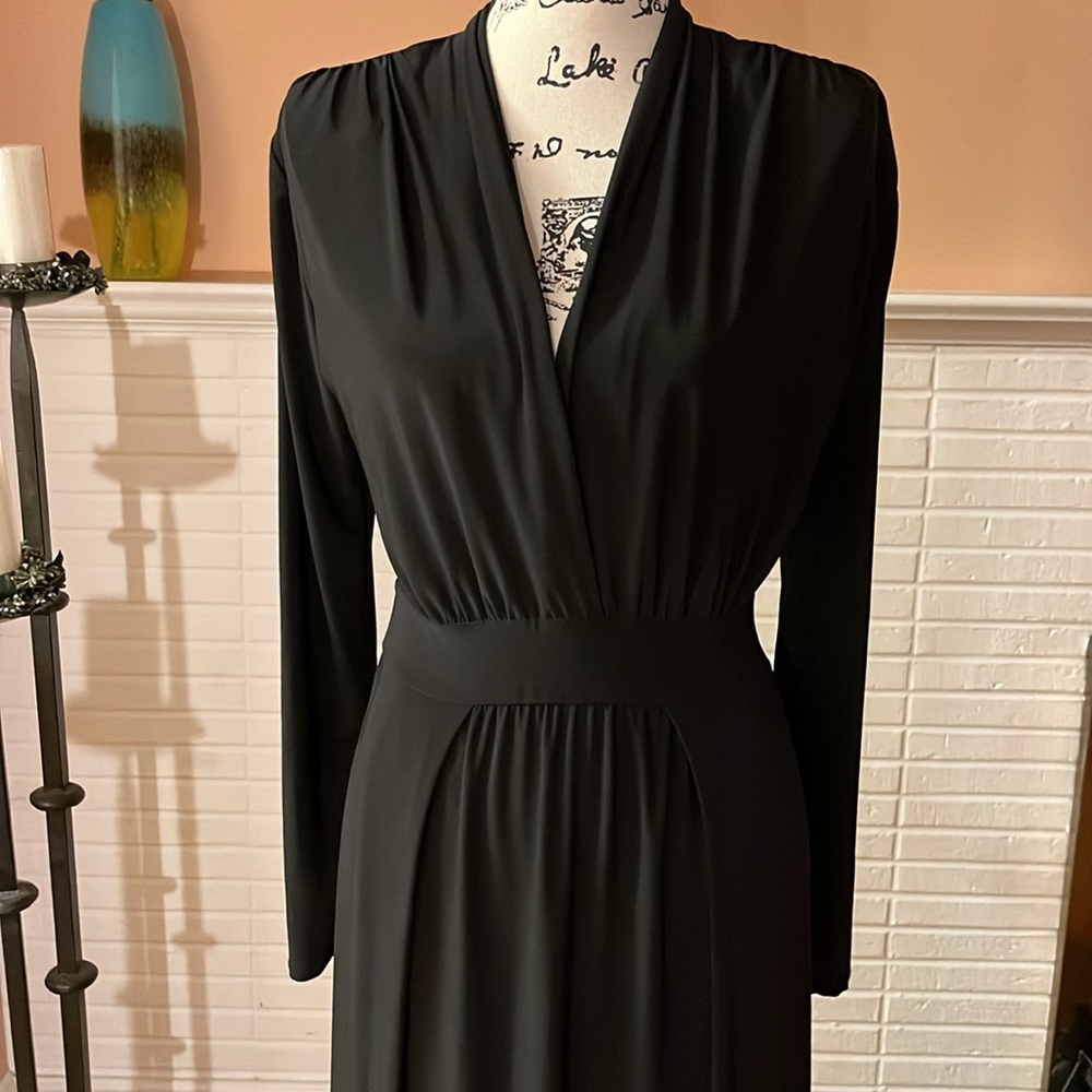 🌺Final Price🌺Fashion Nova Black Spree Maxi Dress - Picture 2 of 11